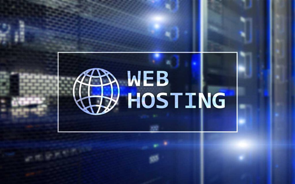 eb Hosting, providing storage space and access for websites.